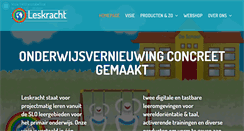 Desktop Screenshot of leskracht.nl